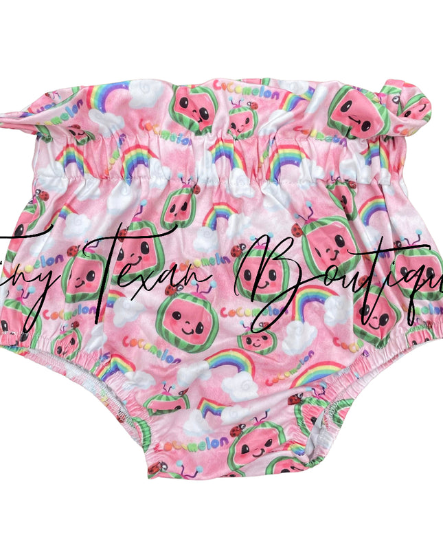 Pink Ruffle Cocomelon Bummies